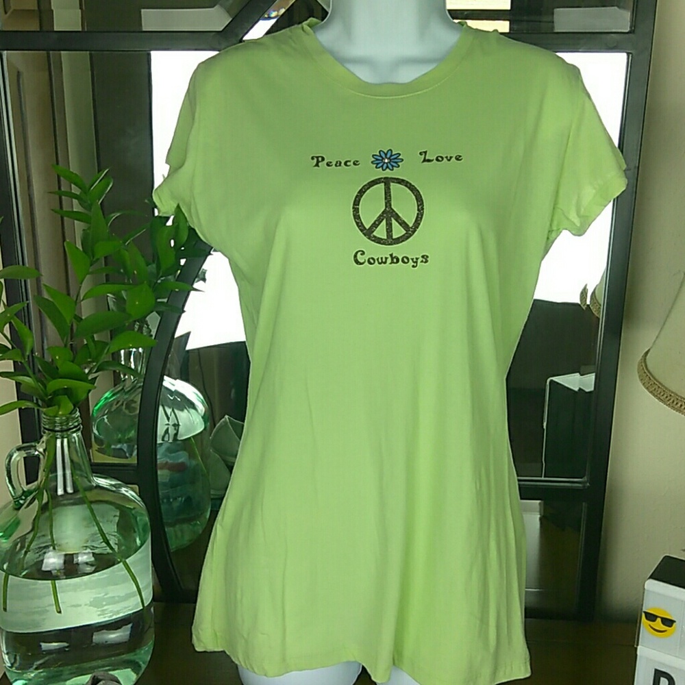 Peace love cowboys!!  T-shirt!!